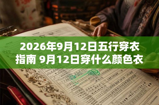 2026年9月12日五行穿衣指南 9月12日穿什么颜色衣服