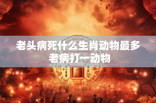老头病死什么生肖动物最多 老病打一动物
