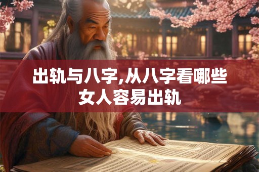 出轨与八字,从八字看哪些女人容易出轨