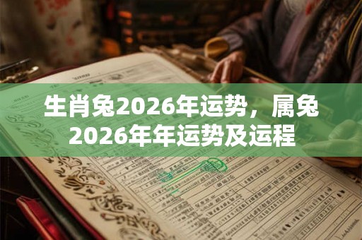 生肖兔2026年运势，属兔2026年年运势及运程