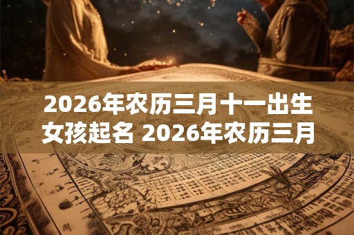 2026年农历三月十一出生女孩起名 2026年农历三月十一出生好吗？