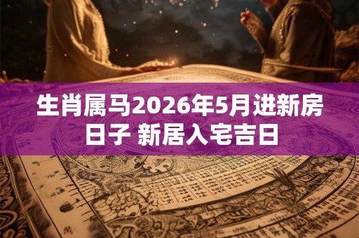 生肖属马2026年5月进新房日子 新居入宅吉日