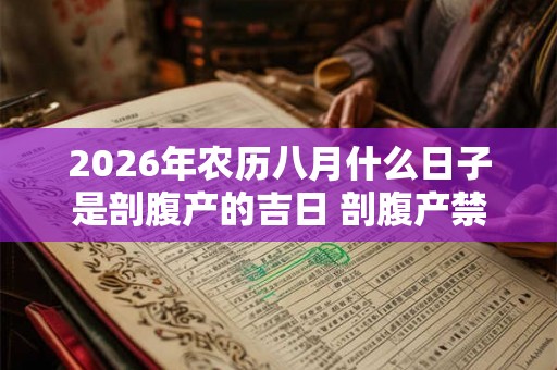 2026年农历八月什么日子是剖腹产的吉日 剖腹产禁忌食物