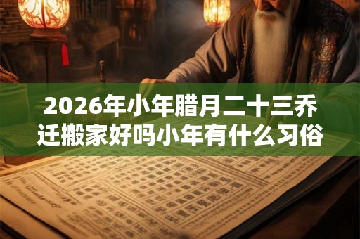 2026年小年腊月二十三乔迁搬家好吗小年有什么习俗? 2026年小年腊月二十三乔迁搬家好吗小年有什么习俗?