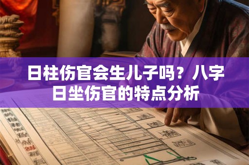 日柱伤官会生儿子吗?八字日坐伤官的特点分析 日柱伤官会生儿子吗?八字日坐伤官的特点分析