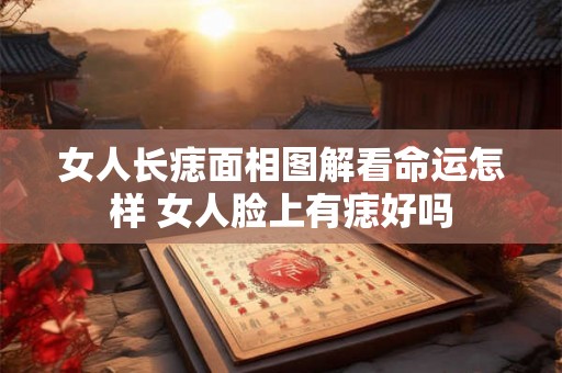 女人长痣面相图解看命运怎样 女人脸上有痣好吗