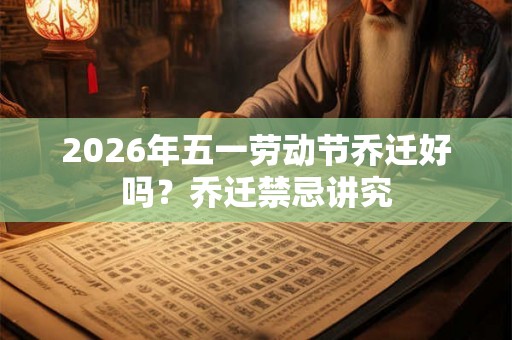 2026年五一劳动节乔迁好吗？乔迁禁忌讲究