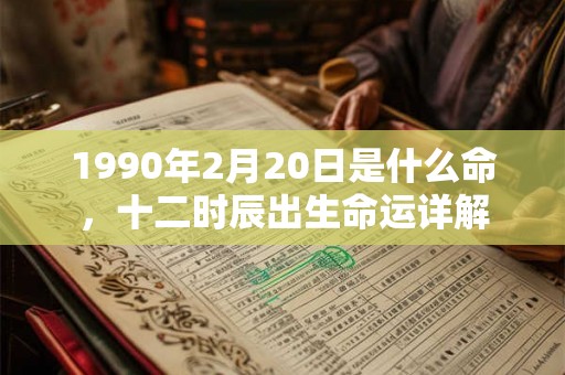 1990年2月20日是什么命，十二时辰出生命运详解