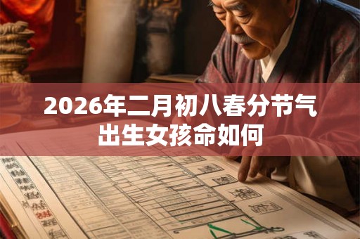 2026年二月初八春分节气出生女孩命如何 2026年二月初八春分节气出生女孩命如何
