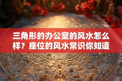 三角形的办公室的风水怎么样?座位的风水常识你知道吗? 三角形的办公室的风水怎么样?座位的风水常识你知道吗?