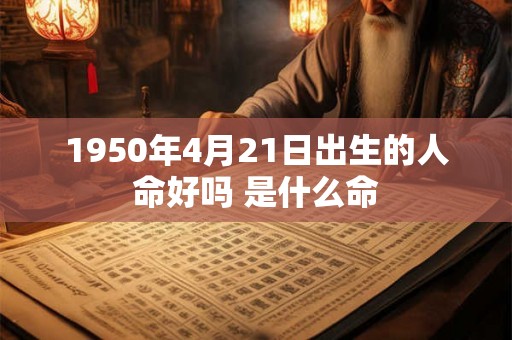1950年4月21日出生的人命好吗 是什么命