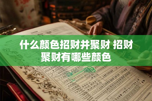 什么颜色招财并聚财 招财聚财有哪些颜色
