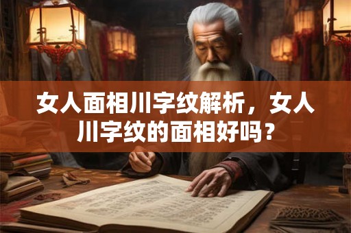 女人面相川字纹解析，女人川字纹的面相好吗？