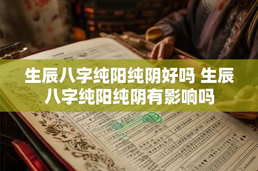 生辰八字纯阳纯阴好吗 生辰八字纯阳纯阴有影响吗 生辰八字纯阳纯阴好吗 生辰八字纯阳纯阴有影响吗