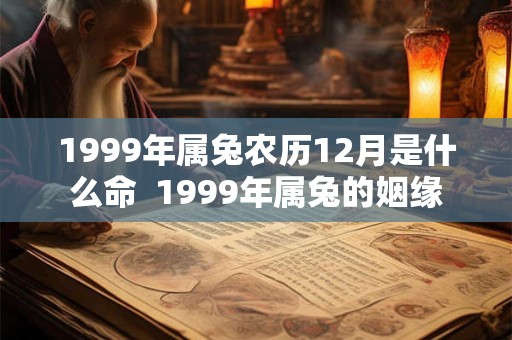 1999年属兔农历12月是什么命  1999年属兔的姻缘