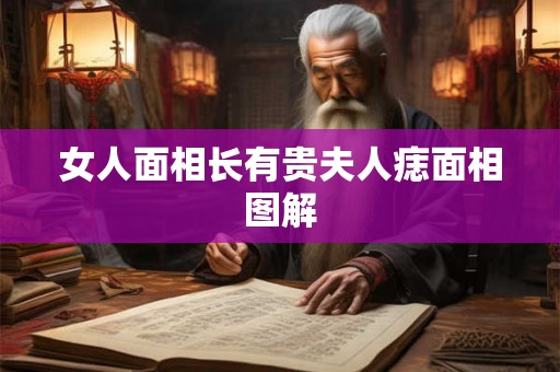 女人面相长有贵夫人痣面相图解