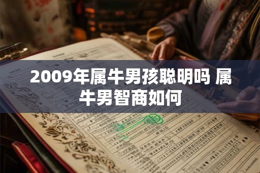 2009年属牛男孩聪明吗 属牛男智商如何