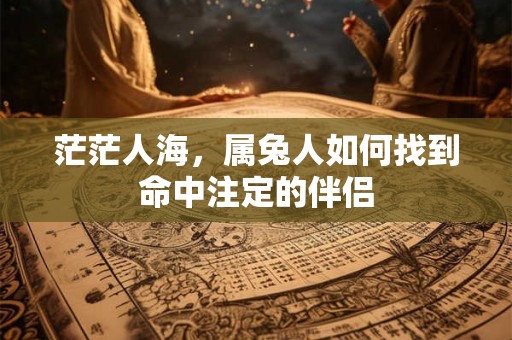 茫茫人海，属兔人如何找到命中注定的伴侣