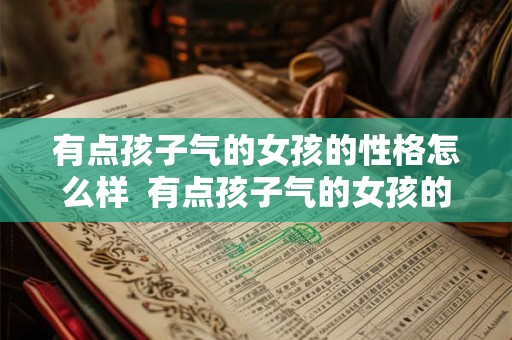 有点孩子气的女孩的性格怎么样  有点孩子气的女孩的性格