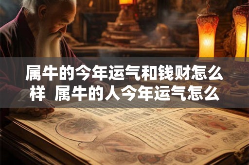 属牛的今年运气和钱财怎么样 属牛的人今年运气怎么样财运 属牛的今年运气和钱财怎么样 属牛的人今年运气怎么样财运