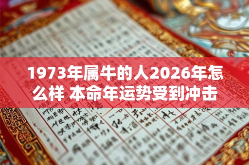 1973年属牛的人2026年怎么样 本命年运势受到冲击