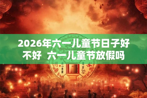 2026年六一儿童节日子好不好  六一儿童节放假吗