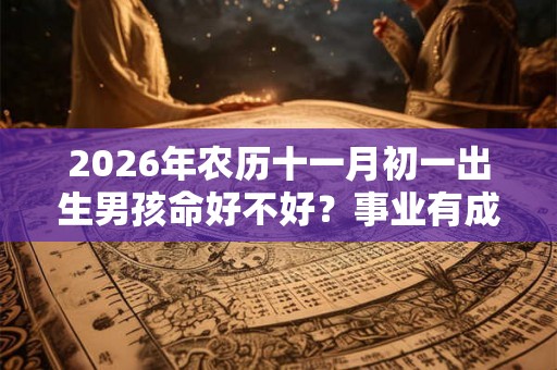 2026年农历十一月初一出生男孩命好不好？事业有成吗？