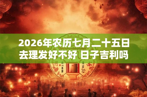 2026年农历七月二十五日去理发好不好 日子吉利吗