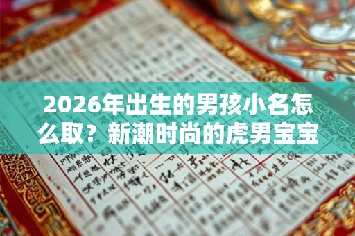 2026年出生的男孩小名怎么取？新潮时尚的虎男宝宝小名精选