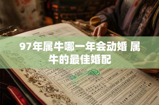 97年属牛哪一年会动婚 属牛的最佳婚配