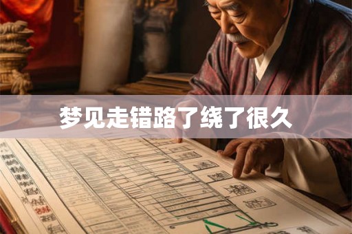 梦见走错路了绕了很久