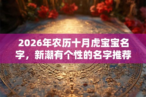 2026年农历十月虎宝宝名字，新潮有个性的名字推荐！