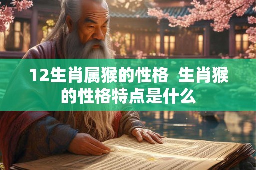 12生肖属猴的性格  生肖猴的性格特点是什么