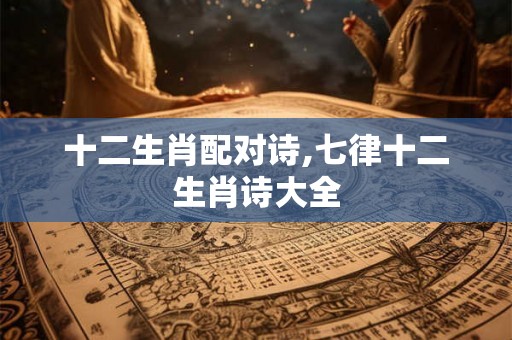 十二生肖配对诗,七律十二生肖诗大全