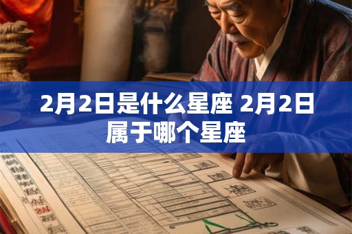 2月2日是什么星座 2月2日属于哪个星座