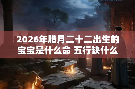 2026年腊月二十二出生的宝宝是什么命 五行缺什么