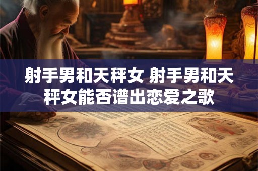 射手男和天秤女 射手男和天秤女能否谱出恋爱之歌