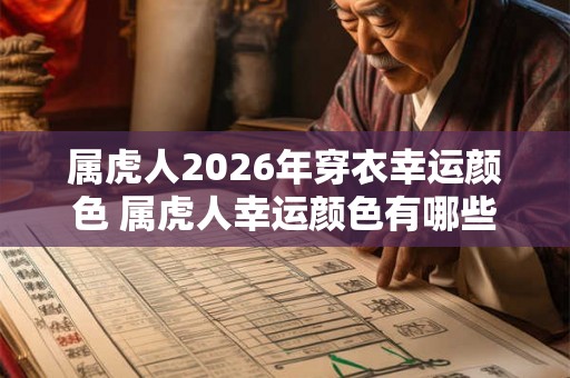 属虎人2026年穿衣幸运颜色 属虎人幸运颜色有哪些