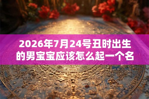 2026年7月24号丑时出生的男宝宝应该怎么起一个名字 2026年7月24号丑时出生的男宝宝应该怎么起一个名字