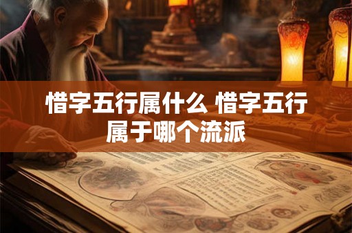 惜字五行属什么 惜字五行属于哪个流派