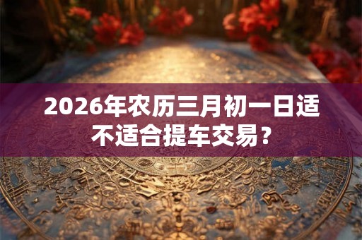 2026年农历三月初一日适不适合提车交易? 2026年农历三月初一日适不适合提车交易?