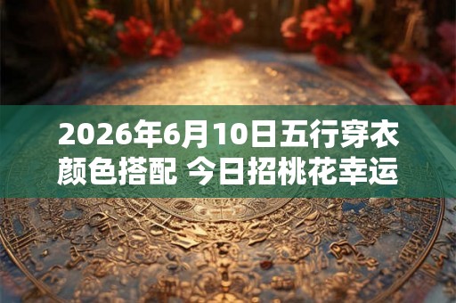 2026年6月10日五行穿衣颜色搭配 今日招桃花幸运颜色