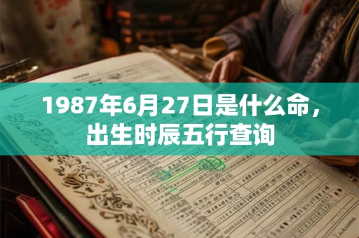 1987年6月27日是什么命,出生时辰五行查询 1987年6月27日是什么命,出生时辰五行查询