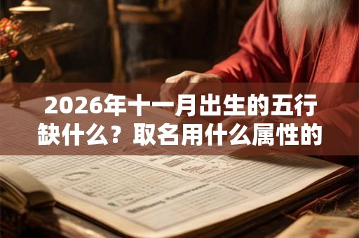 2026年十一月出生的五行缺什么？取名用什么属性的字
