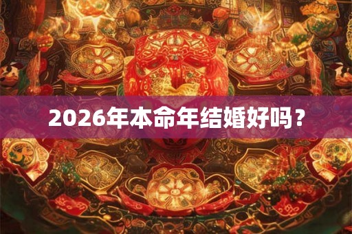 2026年本命年结婚好吗? 2026年本命年结婚好吗?