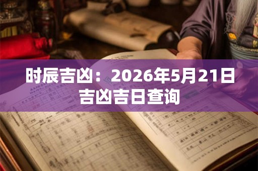 时辰吉凶：2026年5月21日吉凶吉日查询