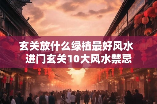 玄关放什么绿植最好风水 进门玄关10大风水禁忌 玄关放什么绿植最好风水 进门玄关10大风水禁忌