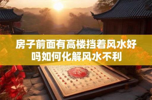 房子前面有高楼挡着风水好吗如何化解风水不利