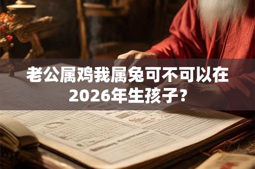 老公属鸡我属兔可不可以在2026年生孩子？