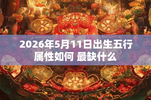 2026年5月11日出生五行属性如何 最缺什么